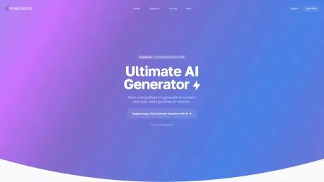 Forewrite screenshot