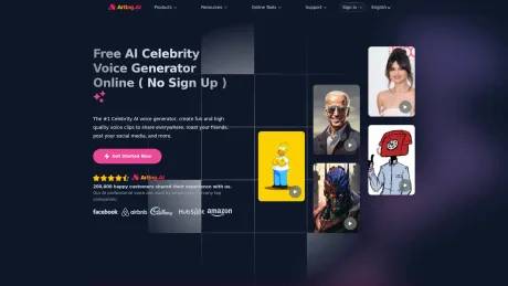 Free AI Celebrity Voice Generator screenshot