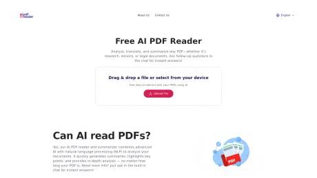 Free AI PDF Reader screenshot