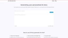 Free AI Story generator screenshot