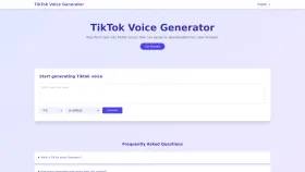 Free Text to TikTok Voice Generator screenshot