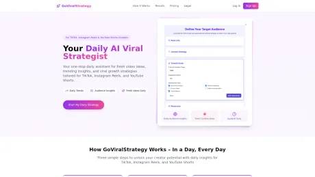 GoViralStrategy.com screenshot