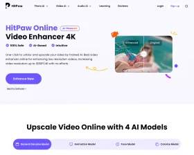 HitPaw Online Video Enhancer screenshot
