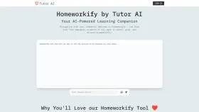 Homeworkify by Tutor AI screenshot