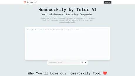 Homeworkify by Tutor AI screenshot