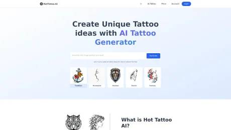 Hot Tattoo AI screenshot