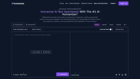 Humanizeaitext screenshot