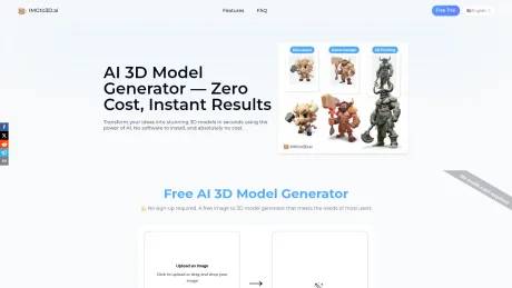 Image to 3D AI screenshot