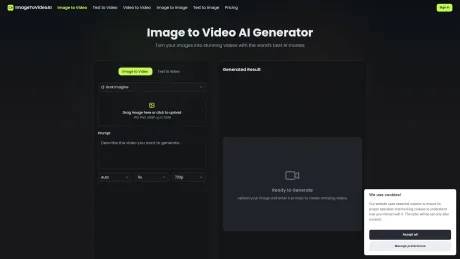 ImageToVideoAI screenshot