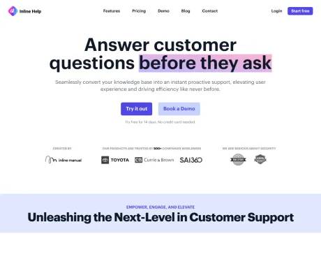 Inline Help screenshot