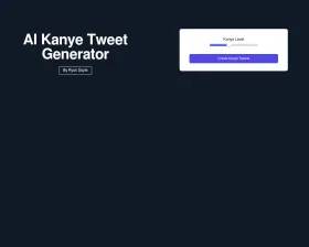 Kanye Tweet Generator screenshot