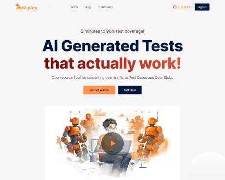 Keploy io screenshot