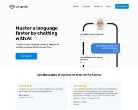 Langotalk screenshot