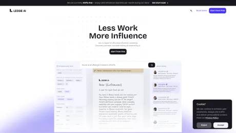 Lessie AI screenshot