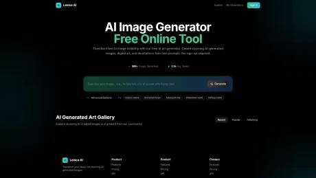 Lexica AI screenshot