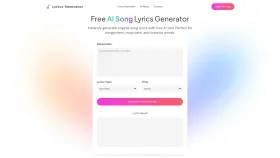 Lyrics Generator screenshot