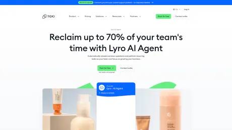 Lyro, the AI agent for customer service screenshot