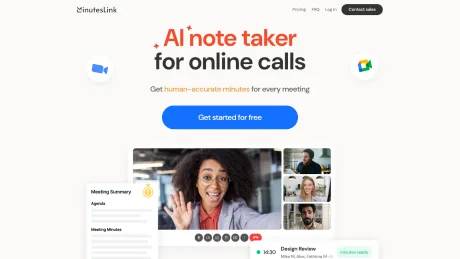 MinutesLink - AI Note Taker screenshot