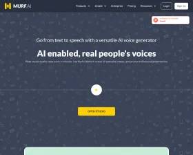 Murf AI screenshot