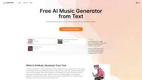 MusicHero.ai: Free AI Music Generator from Text Online screenshot