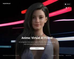 MyAnima AI Companion screenshot