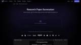 MyMap.AI Research Paper Summarizer screenshot
