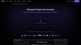 MyMap.AI Research Paper Summarizer screenshot