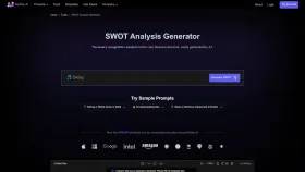 MyMap.AI Swot Analysis Generator screenshot