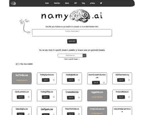 Namy AI screenshot