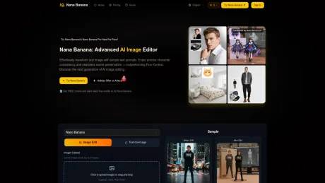 Nana banana AI Image Editor screenshot