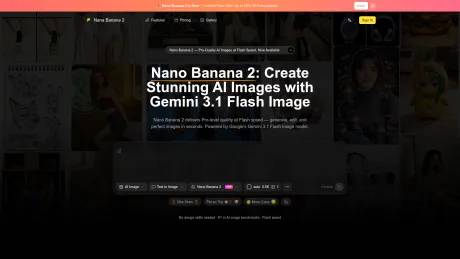 Nano Banana 2 - AI Image Generator screenshot