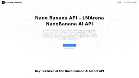 NanoBananaAPI.ai: Affordable Nano Banana API for AI Image Generation & Editing screenshot
