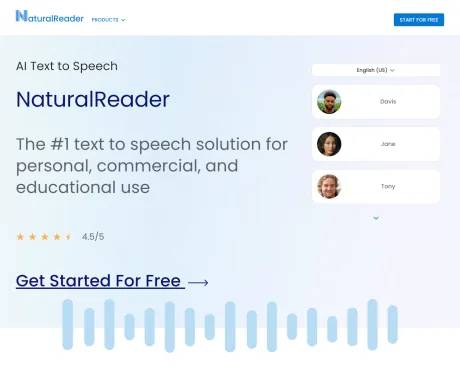 NaturalReader screenshot