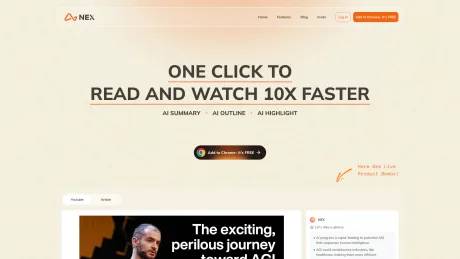 Nex : AI Knowledge Copilot screenshot