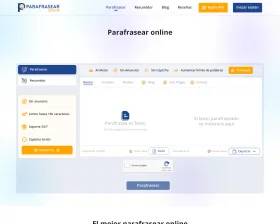 Paraphrasear Online screenshot