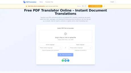 PDF Translator Free screenshot