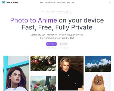 Photo to Anime screenshot