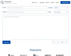Pitchgrade screenshot