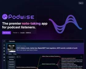 Podwise screenshot