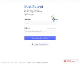 Post Parrot screenshot