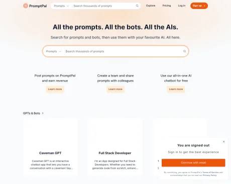 PromptPal screenshot