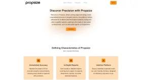 Propsize screenshot