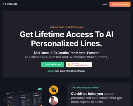 Quicklines screenshot