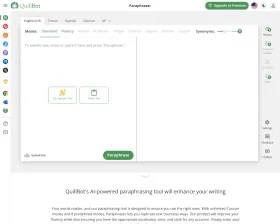Quillbot Paraphraser screenshot