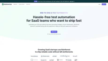 Rainforest QA screenshot