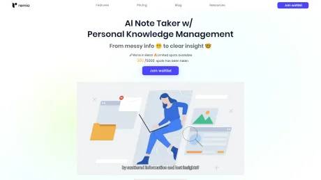 remio AI Note Taker screenshot