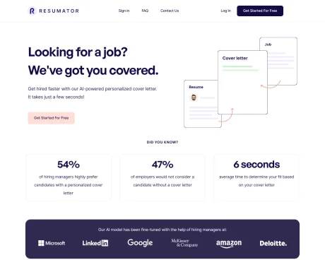 resumator screenshot