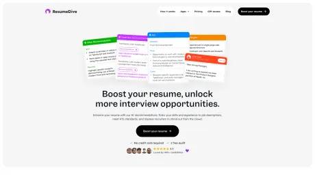 ResumeDive screenshot