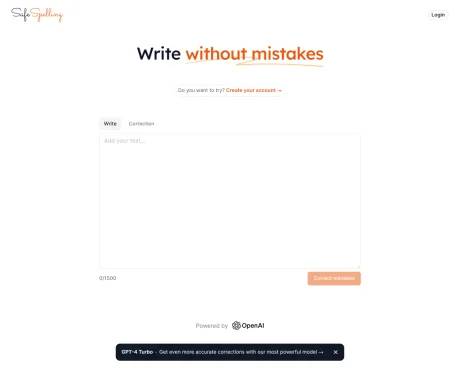 SafeSpelling screenshot
