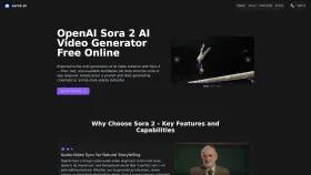 Sara2.ai：Free Sora 2 AI Video Generator Online screenshot